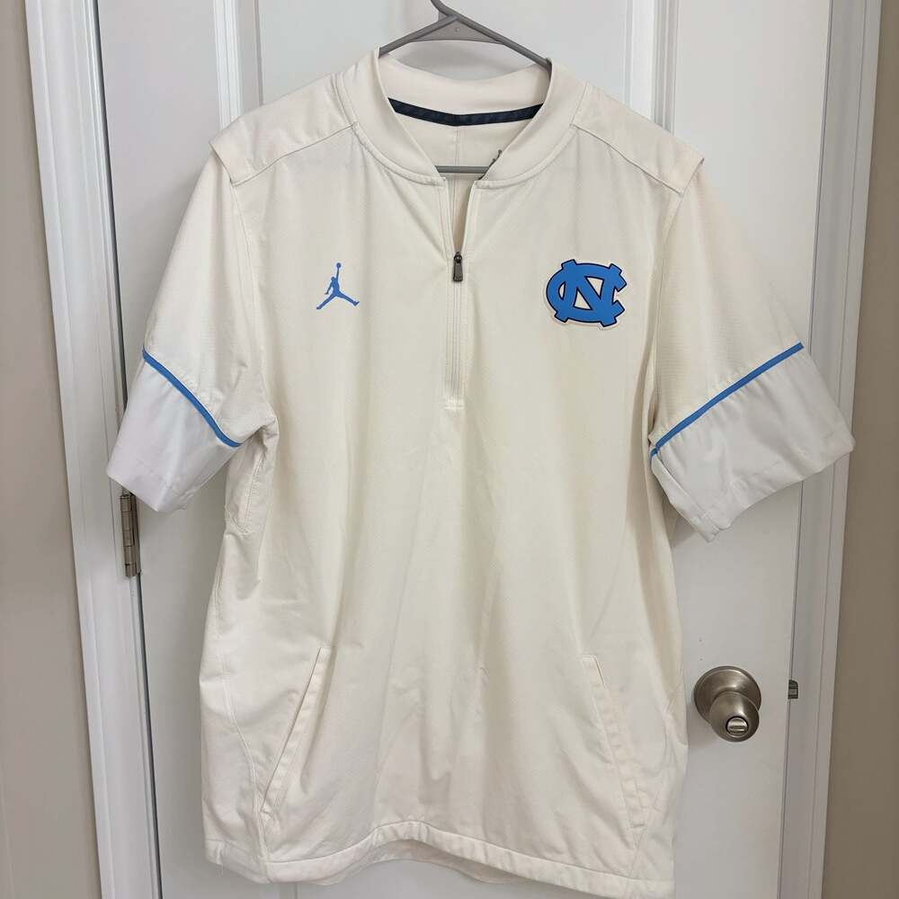 Jordan l North Carolina pullover tar Heels Sideline  1/2 Zip Coach windbreaker
